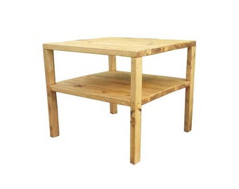 2 o 3 bloque mesa de centro roble grueso | Etsy