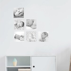 Cadeau papa, gepersonaliseerde FabriFoto-fotomuurstickers - herbruikbaar