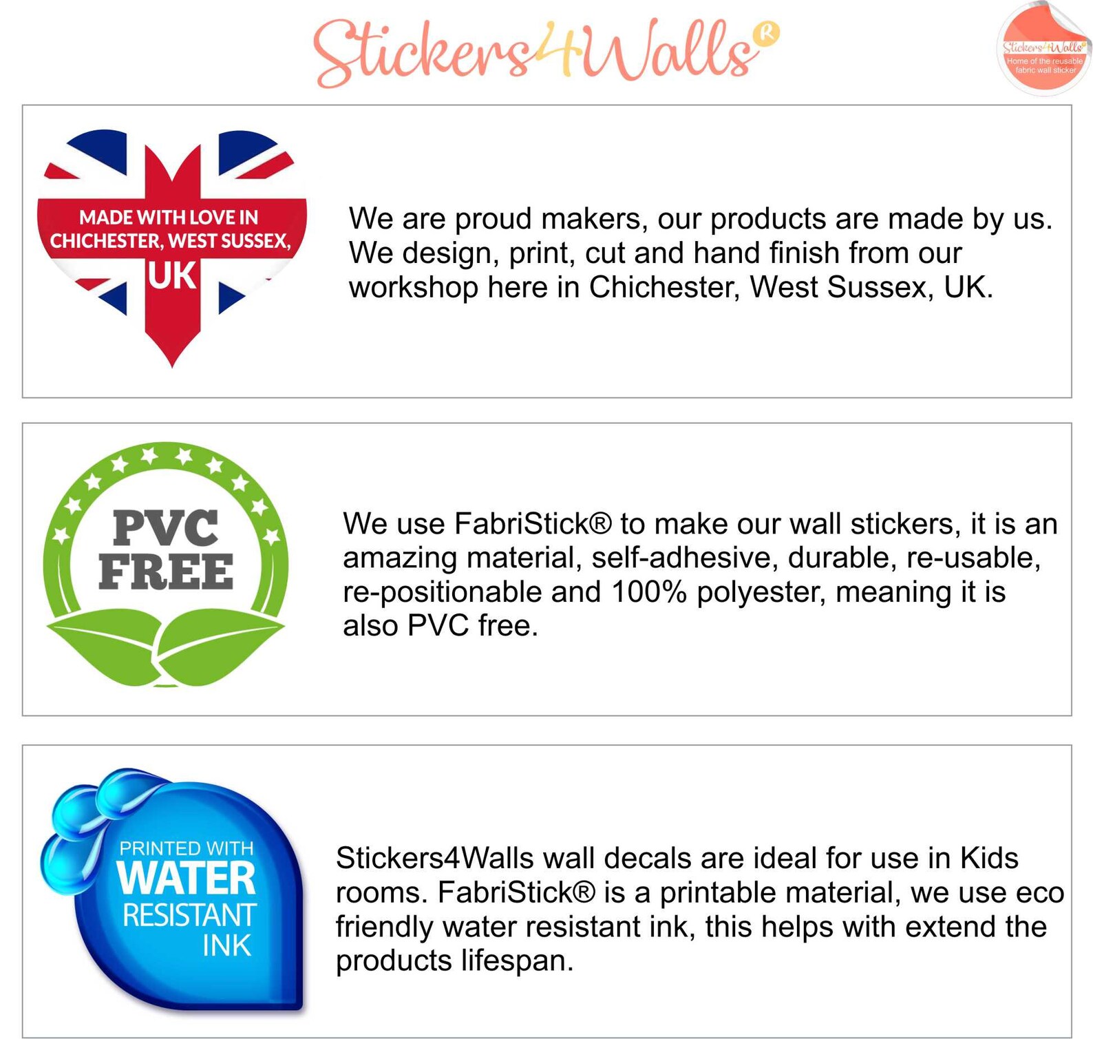 Reusable Your Brand Logo Fabric Wall Sticker Business Logo Etsy UK