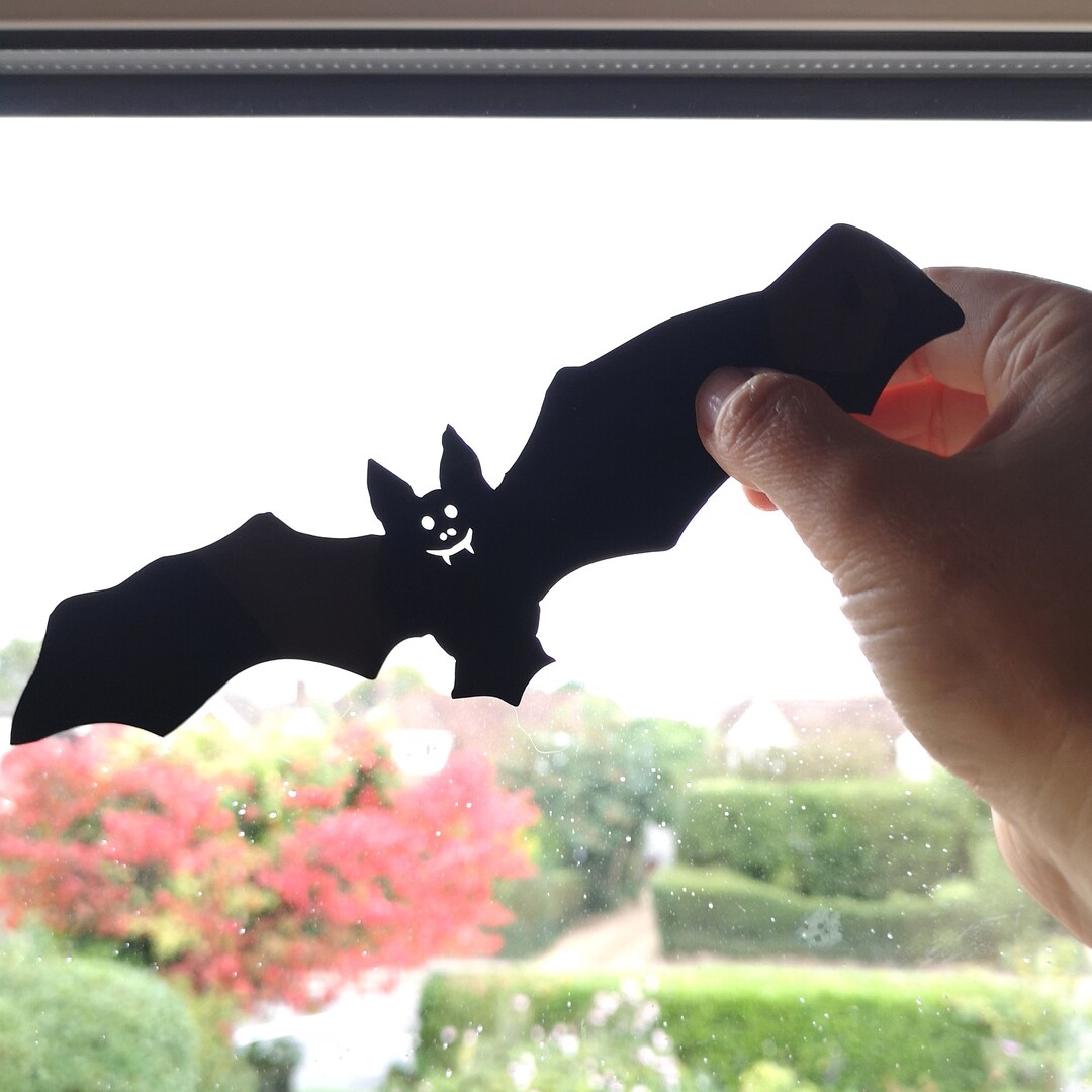 Bat Window Decorations, Static Cling Sets of Halloween Bats - Etsy UK