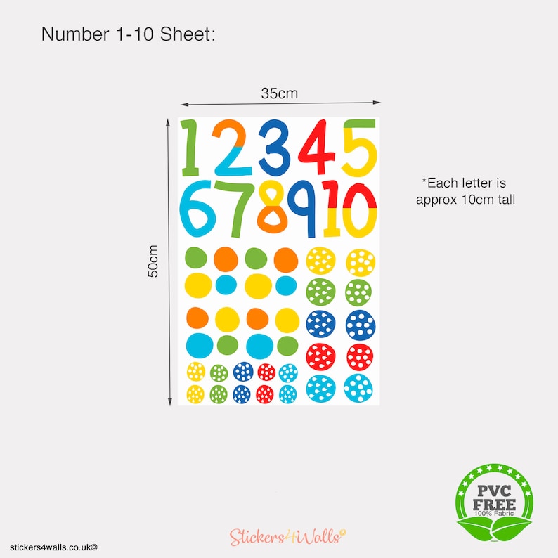 Reusable Alphabet Wall Wall Stickers Number Wall Decals Etsy