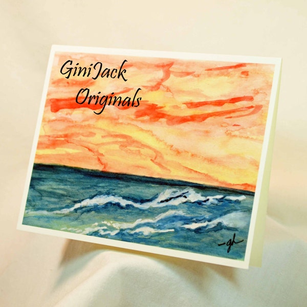 Ocean Notecards Etsy