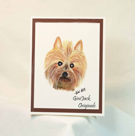 YORKSHIRE TERRIER Set of 10 Note Cards With Envelopes
