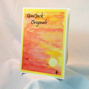 Original Art Blank Note Cards, Notecards, Sunset , Watercolor Prints, Stationery Sets, Blank Cards, Gift Items, Unique Gifts