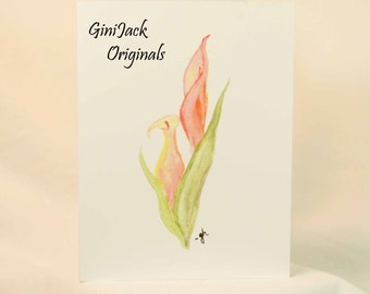 Note Cards, Notecards, Blank Note Cards, Bank Notecards, Watercolor Print, Original Art