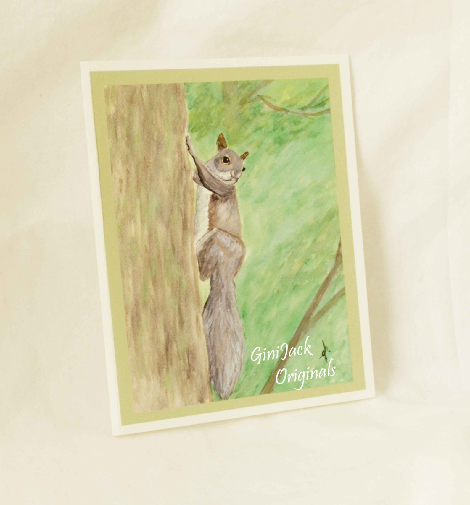Original Art Blank Notecards, Note Cards, Squirrel, Watercolor - Etsy