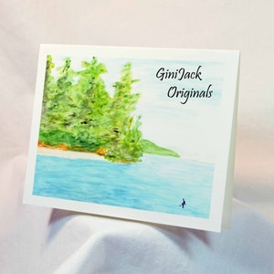 Original Art Blank Note Cards, Notecards, Island Paradise, Watercolor Prints, Stationery Sets, Blank Cards, Gift Items, Unique Gifts