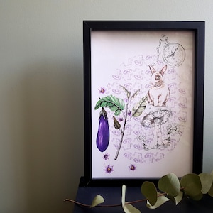 stampa artistica, illustrazione primaverile, cancelleria, idea regalo, biglietto da offrire, illustrazione