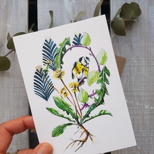 illustration aquarelle, carte postale, carte à message, idée cadeau, papeterie, illustration
