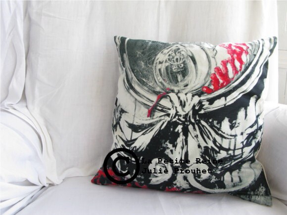 Promo Coussin Lin/Coton, Modèle Oeil de Boeuf.