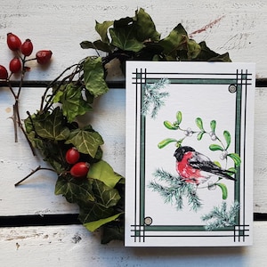 carte de noël, carte de voeux, illustration noël, illustration, papeterie, idée cadeau