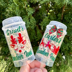 Magic Reindeer Food Poppers, Personalized Reindeer Food, Custom Christmas Eve Box Filler, Christmas Party Favor for Kid, Christmas Tradition