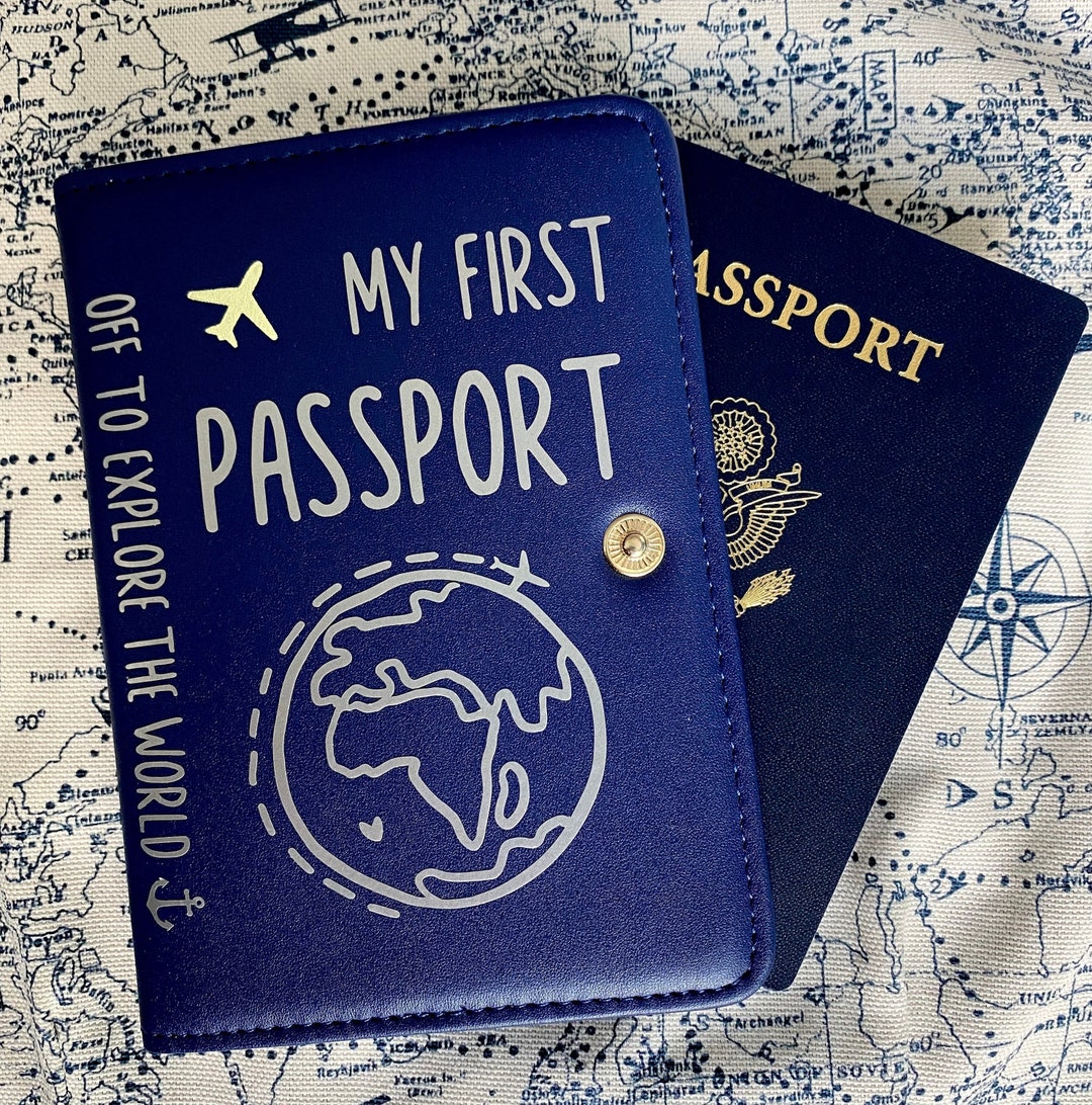 My First Passport Cover, Passport Holder for Kids, Custom Passport and