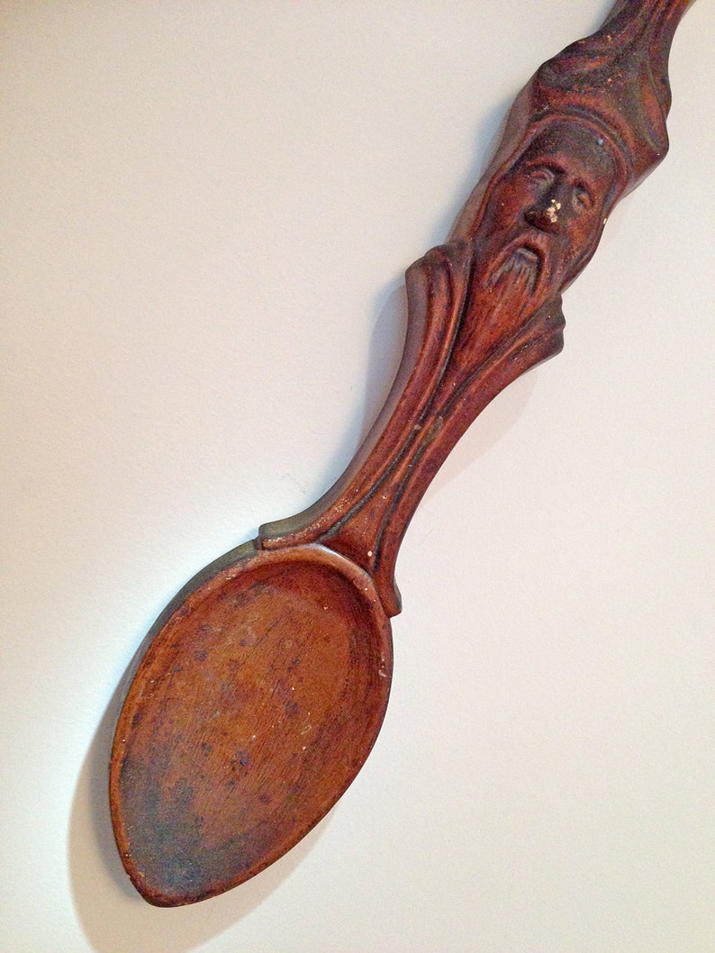 Vintage Oversized Ceramic Spoon Arnels Wall Hanging Etsy