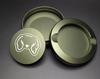 Estuche metálico recargable de aluminio para bolsas Zyn / Contenedor delgado de bolsillo para bolsas de nicotina / Personalización gratuita