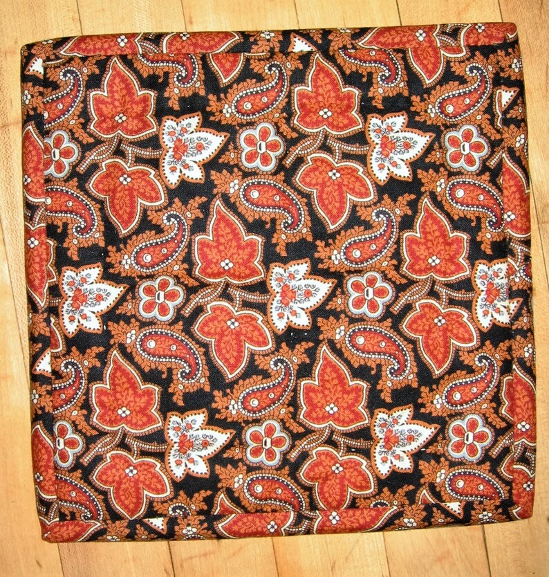 Potholder Set Traditional Decor Homemade in Maine Quilted Country Decor Farmhouse Decor Primitive Decor Hot Pad Fall