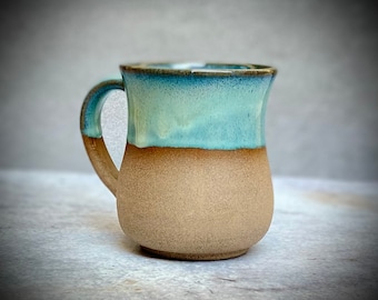 Light Blue mug, ceramic mug, coffee mug, tea cup, clay coffee, insulated coffee mug, best coffee mug, stoneware mug, business gift, mom gift