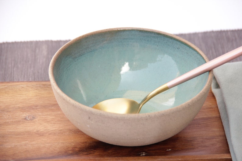 Stoneware Bowl Medium Handmade Bowl Ceramic Bowl Rice Bowl Etsy