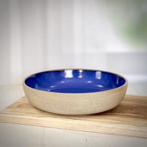 Ceramic ramen bowl, Deep blue bowl, Noodle Bowl, Large Soup Bowl, Japanese Rice Bowl, Dinnerware Bowl, birthday gift ideas for women