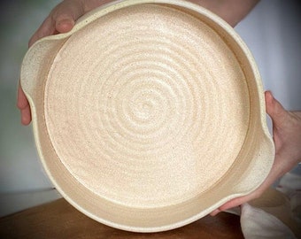 Handgefertigte Auflaufform aus Keramik, ofenfeste Steinzeug-Auflaufform, rustikale Keramik-Backformen für das tägliche Kochen