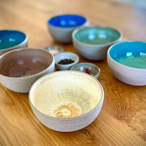 Ceramic bowl Set, Colorful bowls, set of six, soup bowl, pottery bowl, dinnerware set, pottery bowls, gift for wife, Support Israel
