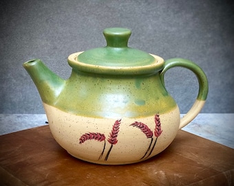 Lavender Ceramic Teapot with Strainer, Handmade Tea Kettle, Gift for Host, Kitchen Pot
