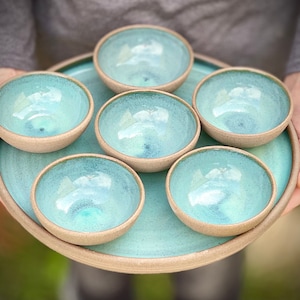 Passover Plate, Light blue plate, Ceramic plate, Passover Seder Plate, Passover Gift, Gift From Israel, Jewish Holiday, Unique Plate, gift