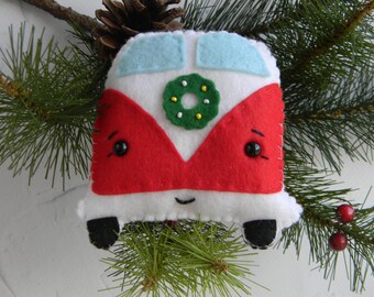 vw bus christmas ornament kawaii bus felt ornament vw combo decoration caravan ornament camping ornament happy camper christmas decoration - Christmas Camper Decoration vw bus christmas ornament kawaii bus felt ornament vw combo decoration caravan ornament camping ornament happy camper christmas decoration - Christmas Camper Decoration