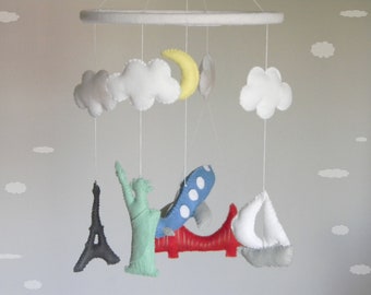 Travel Theme Mobile Etsy Travel Theme Mobile Etsy