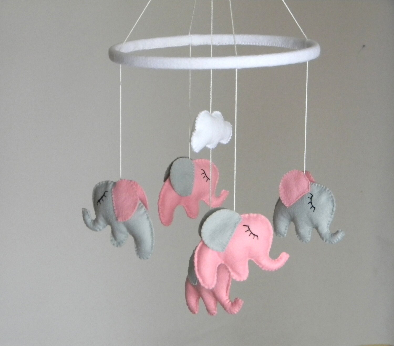 SALE 20 Baby Crib Mobile Baby girl Mobile Elephant Mobile Etsy