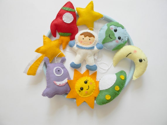 Planets Mobile Baby Crib Mobile Solar Systems Mobile Space Nursery Mobile Earth Stars Moon Planets Nursery Decor Rocket Ship Mobile