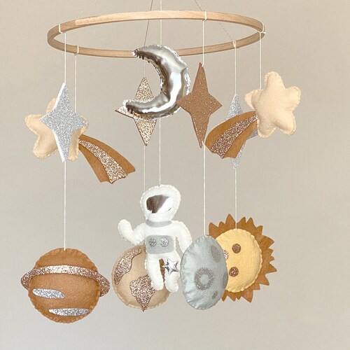 Space Baby Mobile Solar System Mobile Nursery Decor Etsy UK
