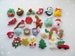 Christmas felt ornaments set 25 advent calendar ornaments tree ornament Christmas decor christmas tree decor advent calendar for kids filler 