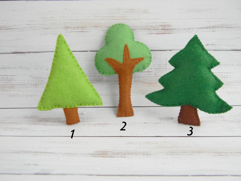 Baby mobile Mountains Baby Mobile Baby Mobile Modern Nursery mobile Felt Tree Mountain nursery decor Cloud Mobile Mint Gray image 9