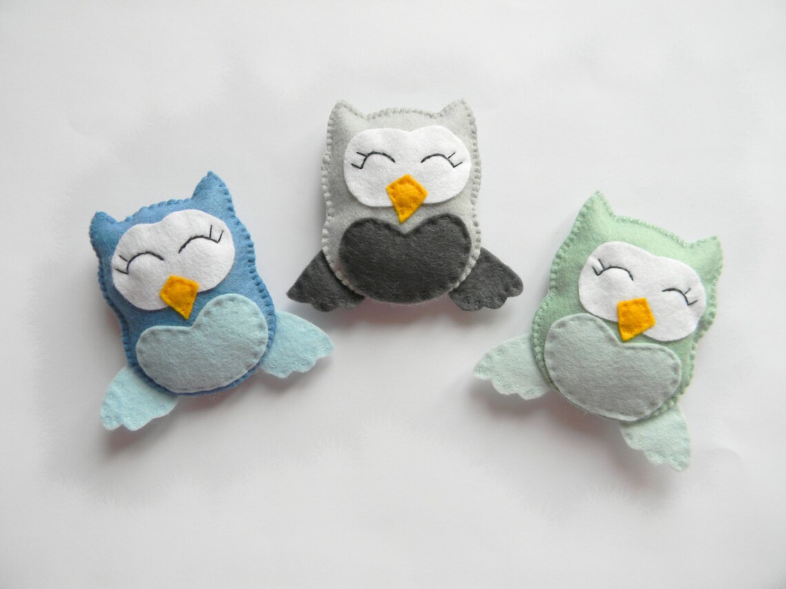 Woodland Nursery Mobile Baby Crib Mobile Felt Animals Baby Etsy