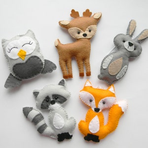 small stuffed forest animals