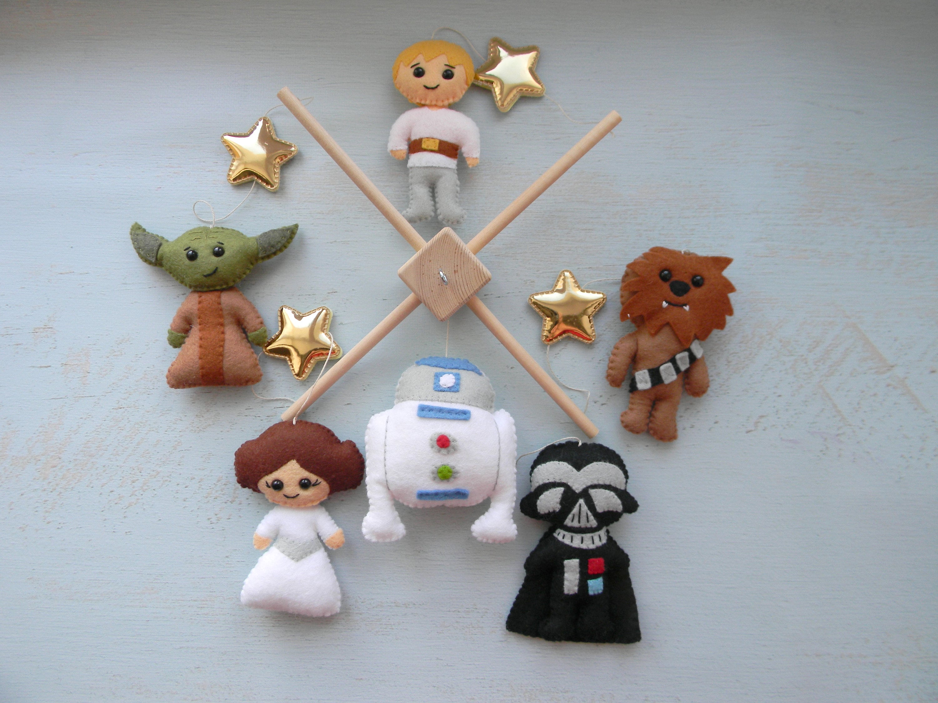 Star Wars baby mobile Star wars nursery decor Skywalker Etsy