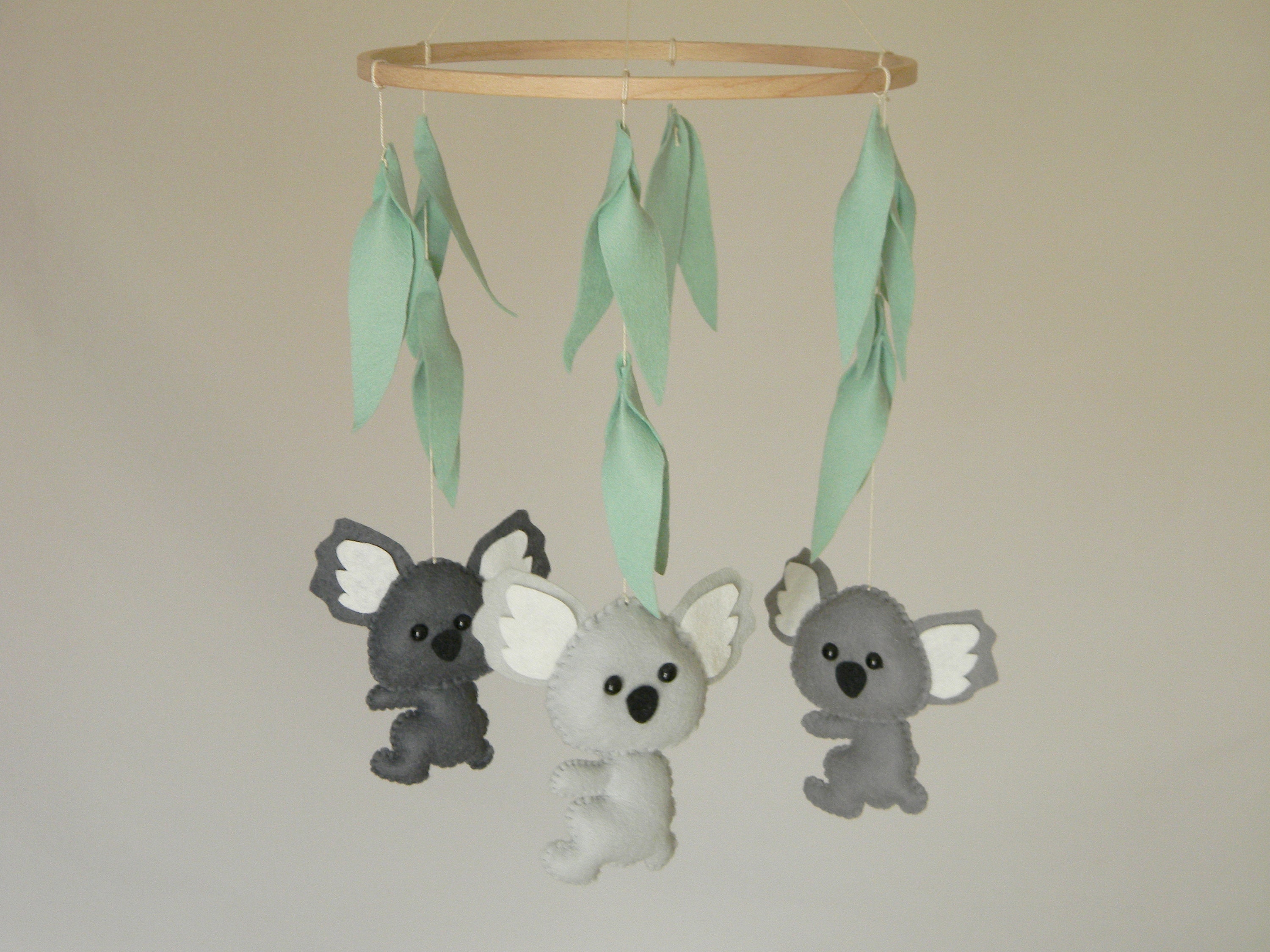 Koala Baby Mobile Koala bear Nursery Decor Australia animals Etsy 日本