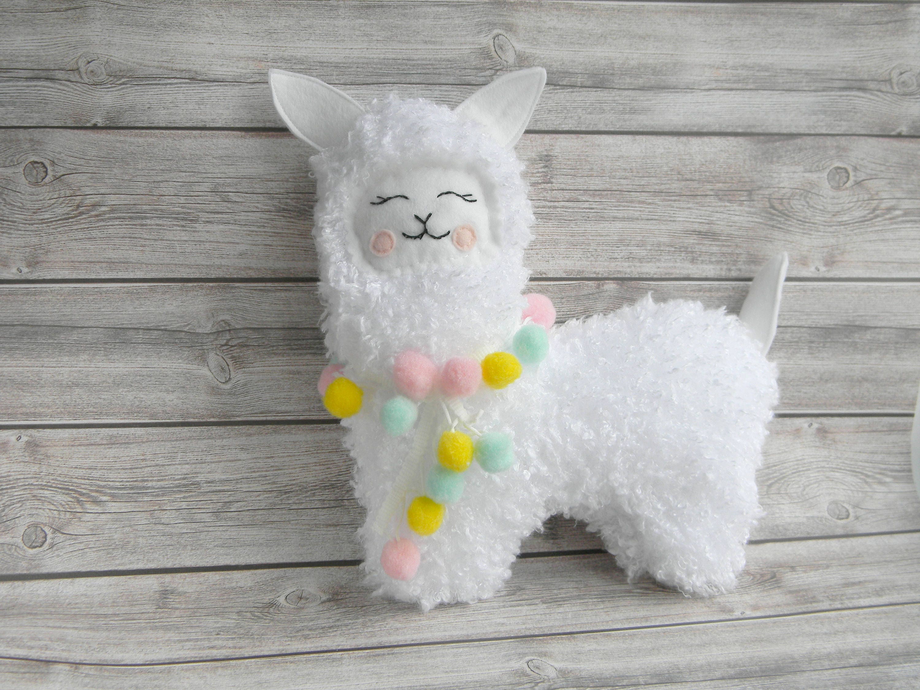 Llama plush toy Stuffed llama toy Alpaca toy Boho baby toy | Etsy