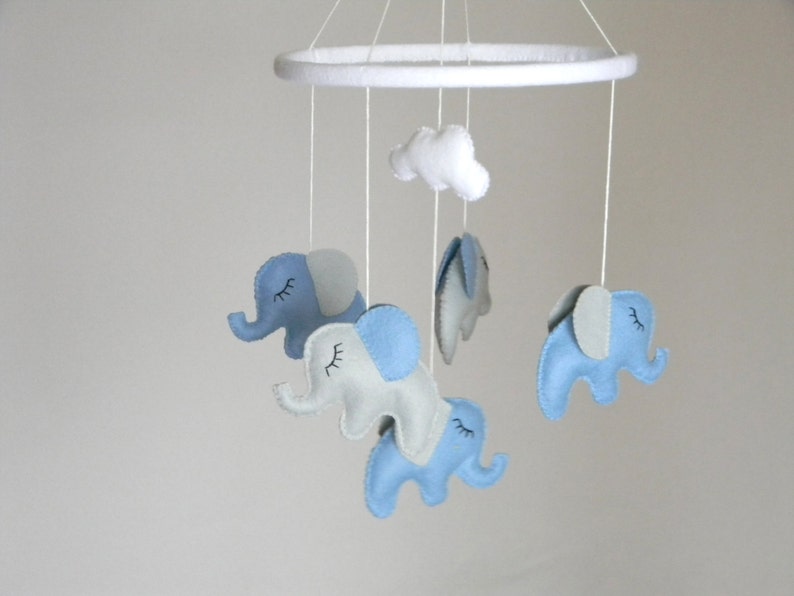 SALE 20 Baby Crib Mobile Baby Boy Mobile Elephant Mobile Etsy