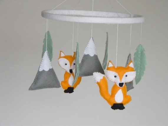 fox baby mobile