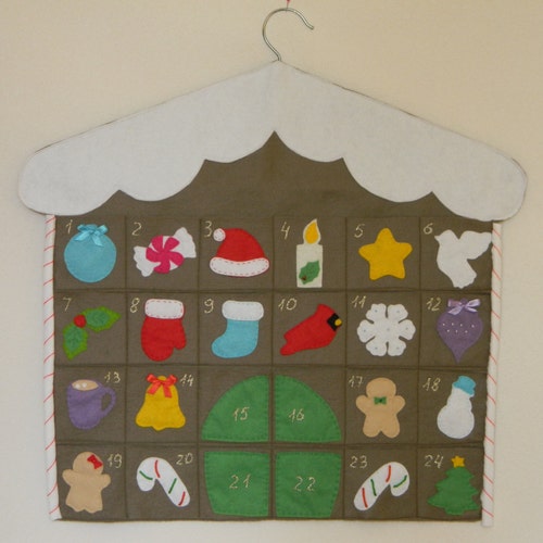 Extra Large Reusable Advent Calendar Can Decorate Yourself Etsy