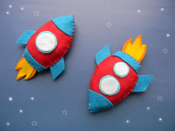 rocket ship plush toy