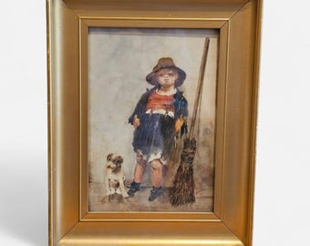 Urchin & Puppy Watercolour
