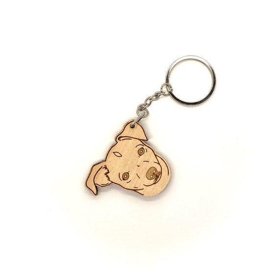Doggy Key Chain Wooden Min Pin Keychain Miniature Pinscher Pet Keychain Laser Cut Dog  Keychain