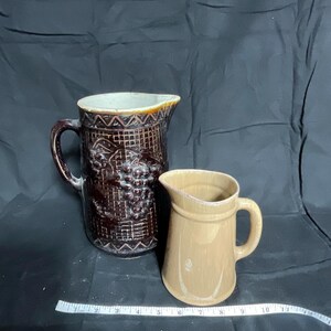 Vintage Artisanal Ceramic Pitchers Set