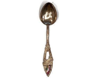 Vintage Gold-Plate Canada Miniature Souvenir Spoon
