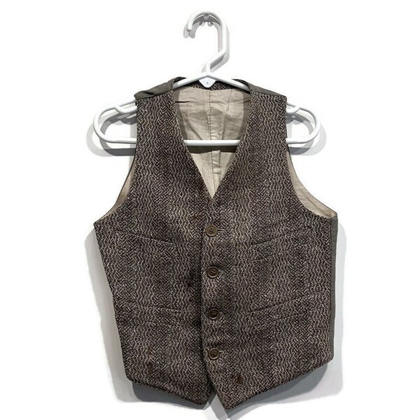 Tweed Vest - Etsy