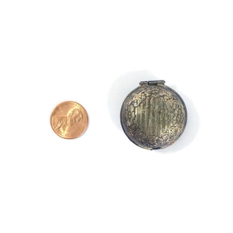 Antique Silver Victorian Mourning Locket