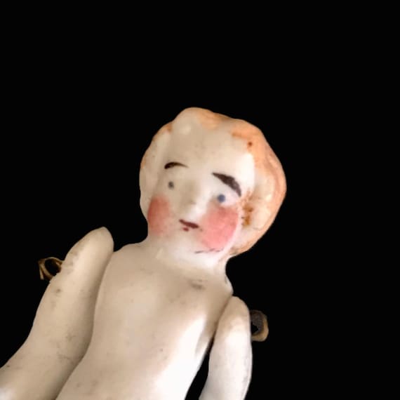 Poupée Miniature Allemande En Biscuit (Keepwie) – Circa 1900 – 10 Cm – Garçon Ancien
